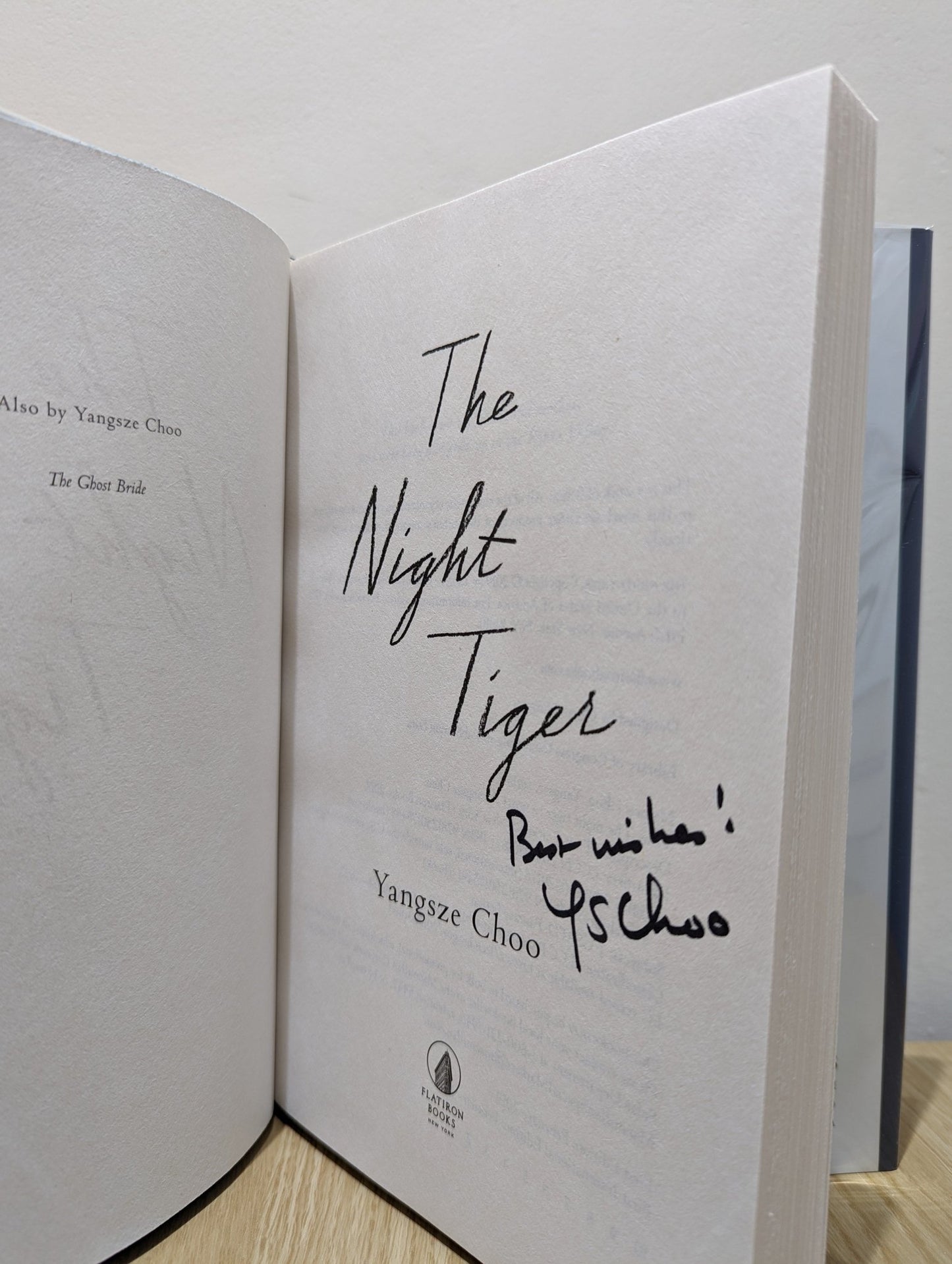 The Night Tiger by Yangsze Choo (Signed First Edition) - Fialta Books