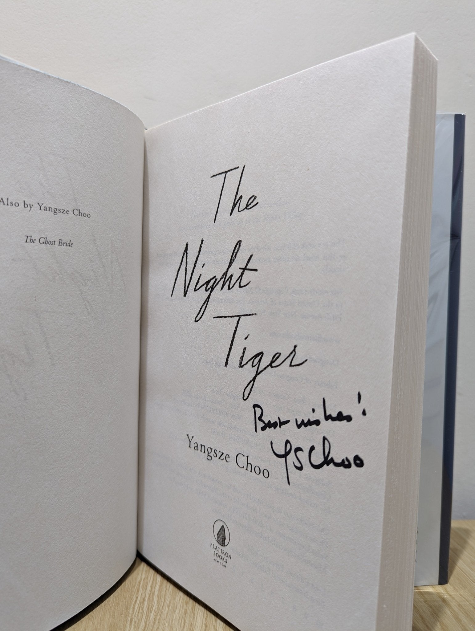 The Night Tiger by Yangsze Choo (Signed First Edition) - Fialta Books