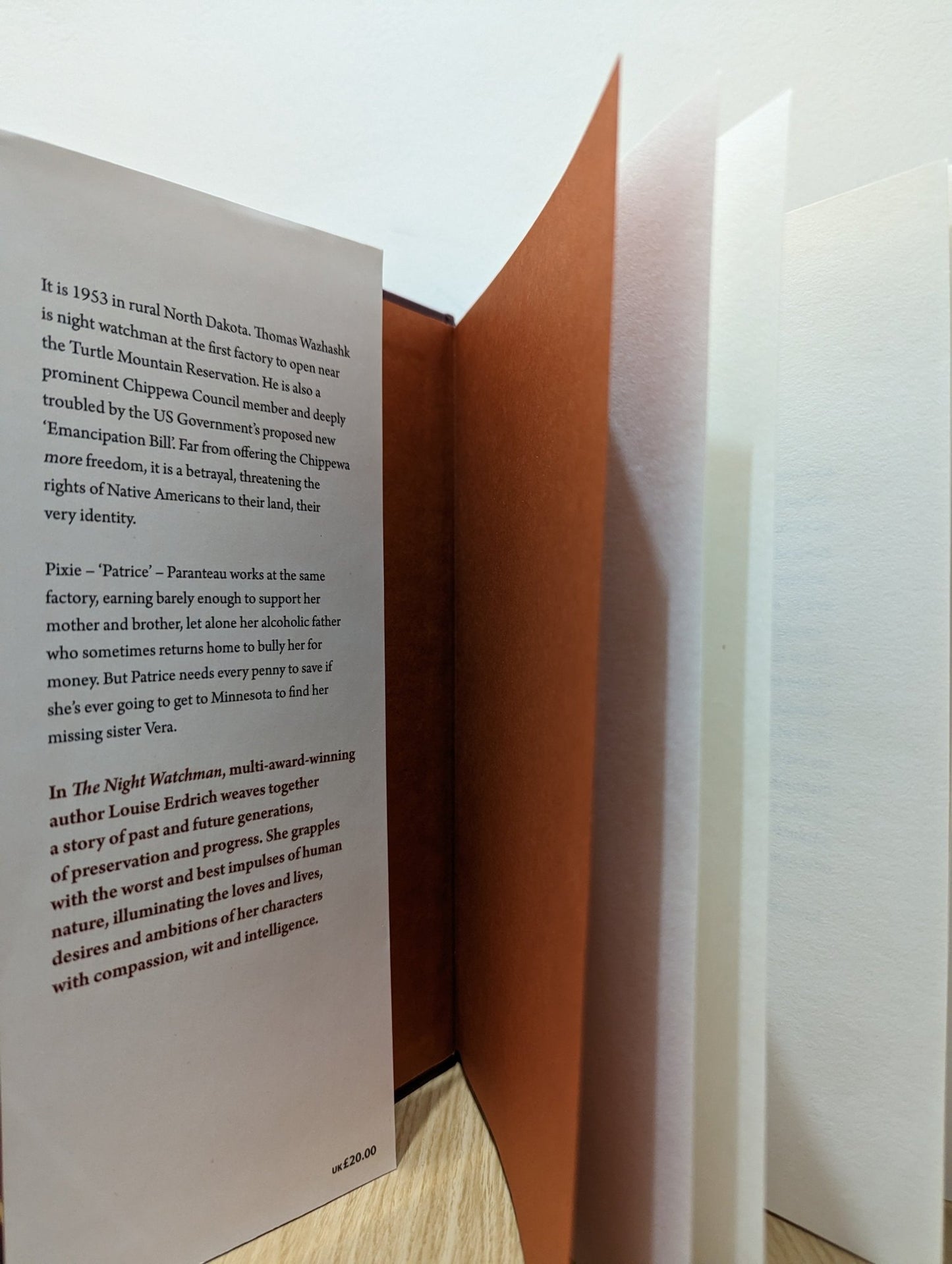 The Night Watchman by Louise Erdrich (First Edition) - Fialta Books