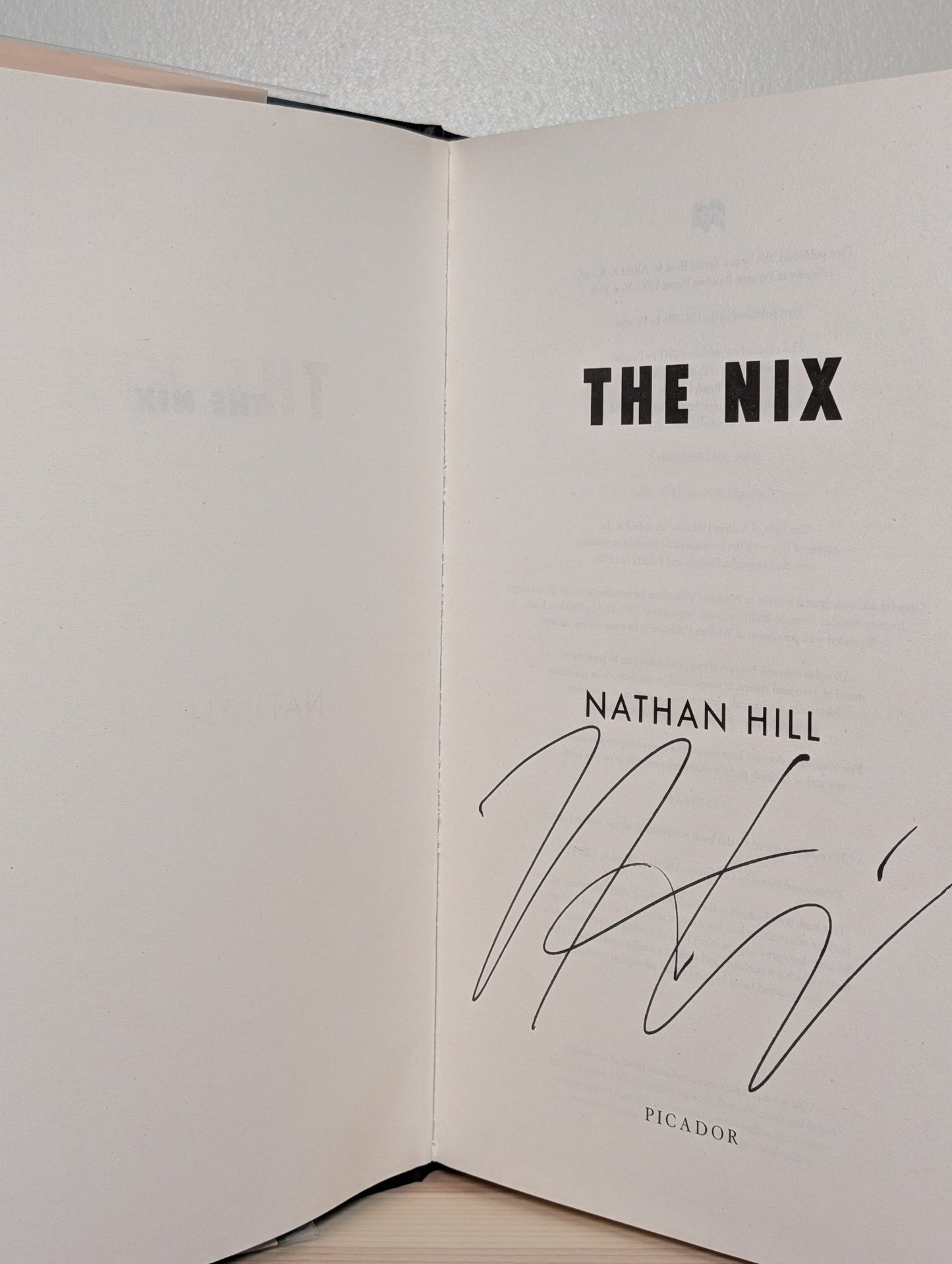 The Nix by Nathan Hill (Signed First Edition) - Fialta Books