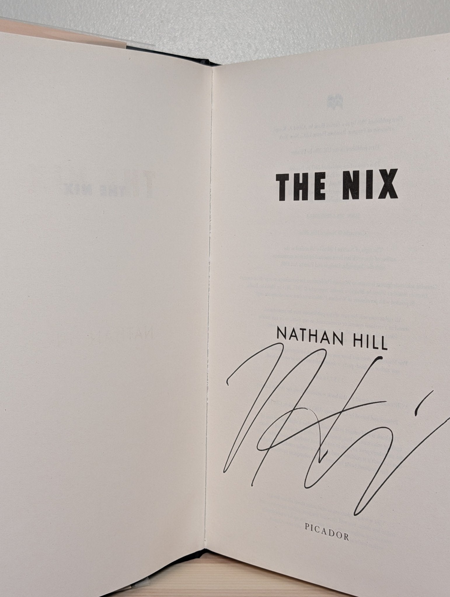 The Nix by Nathan Hill (Signed First Edition) - Fialta Books