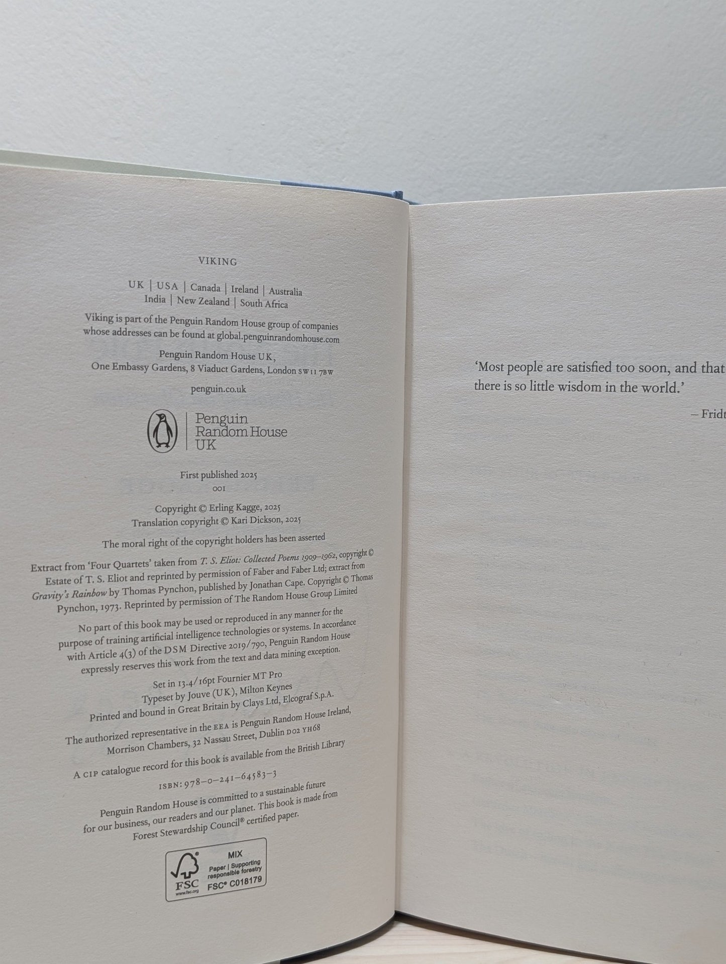 The North Pole: The History of an Obsession by Erling Kagge (Signed First Edition) - Fialta Books