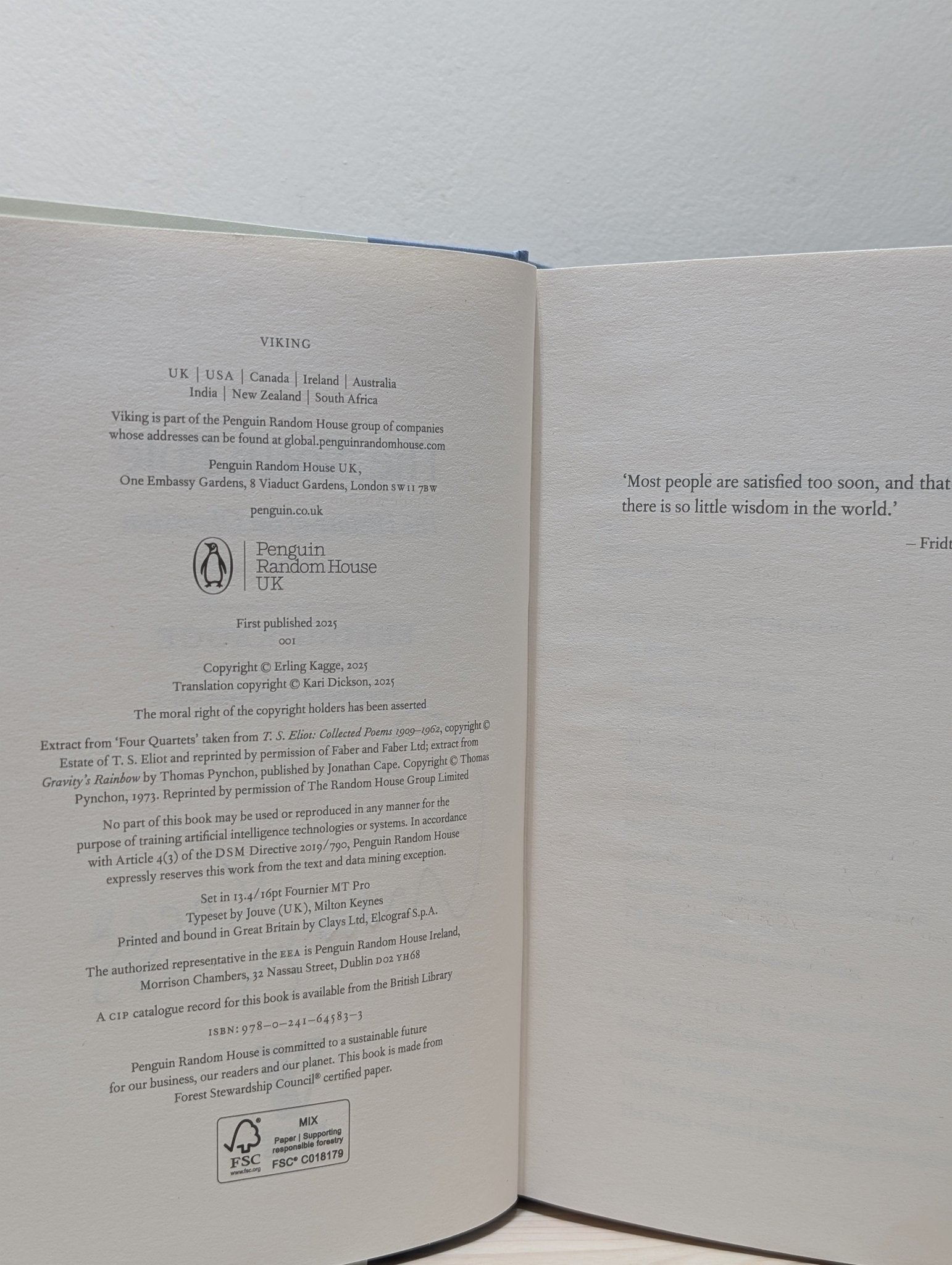 The North Pole: The History of an Obsession by Erling Kagge (Signed First Edition) - Fialta Books