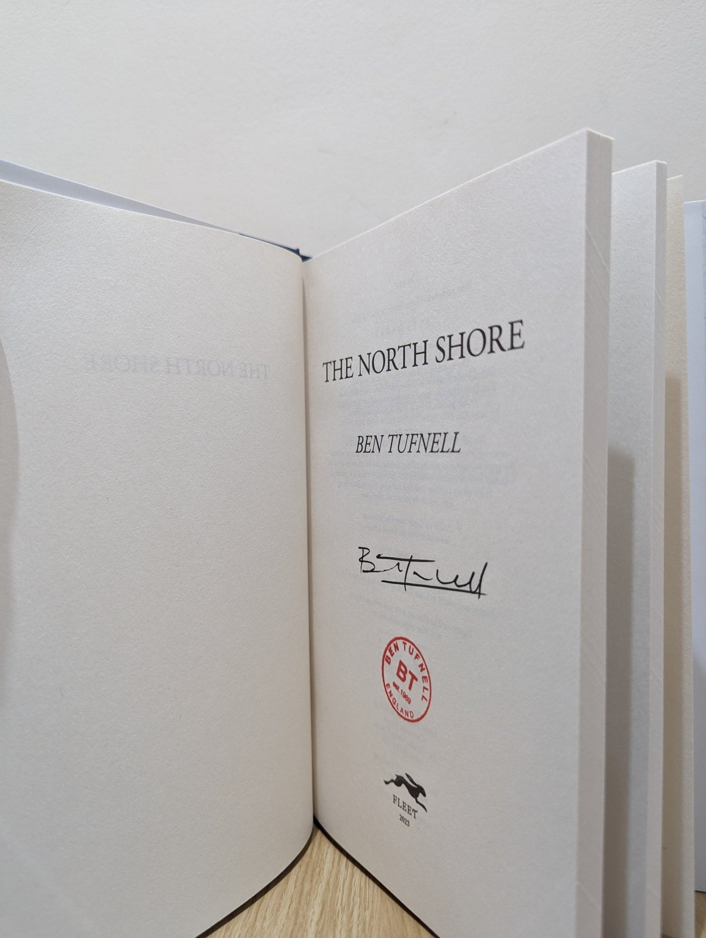 The North Shore by Ben Tufnell (Signed First Edition) - Fialta Books
