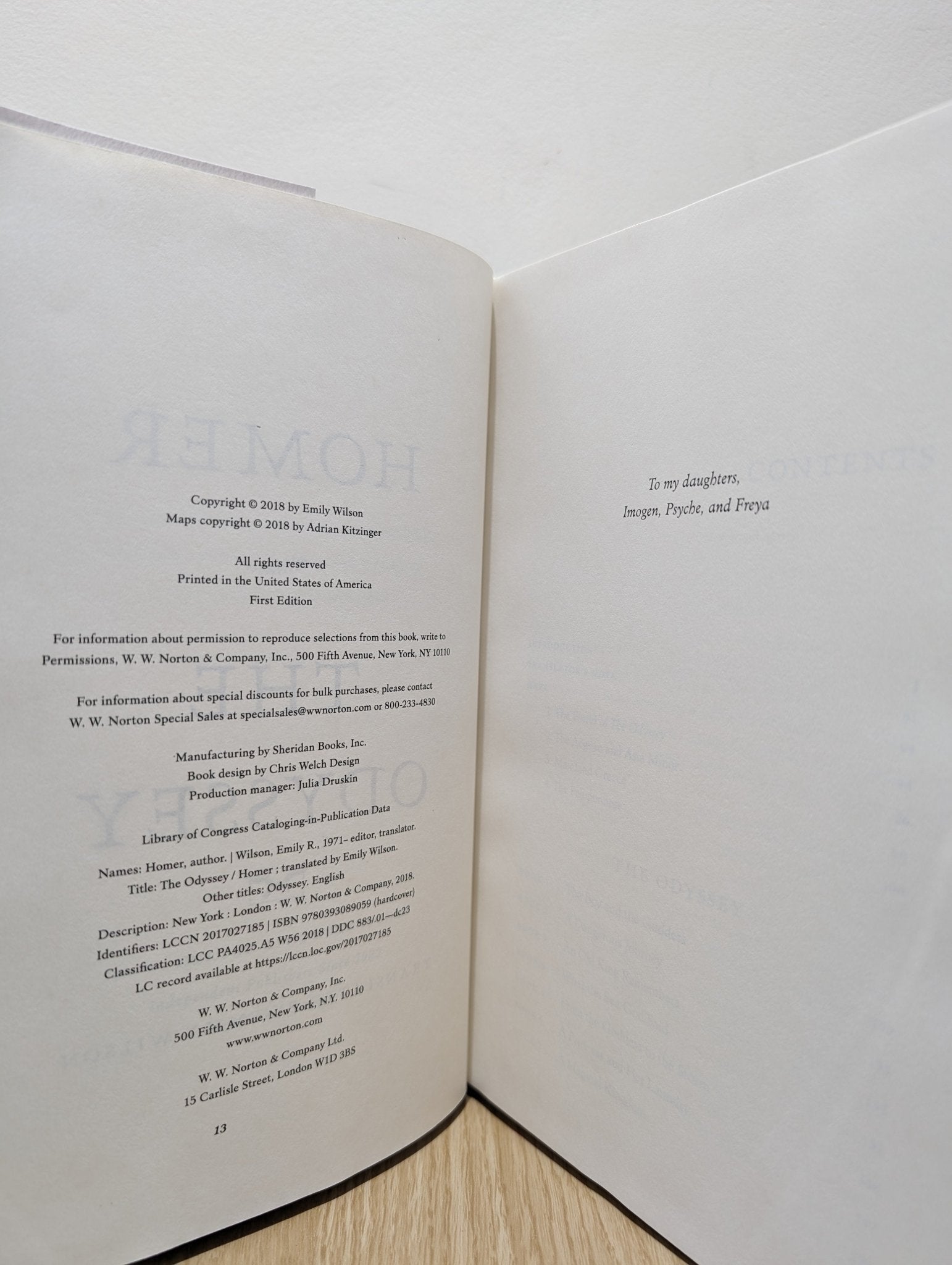 The Odyssey by Homer Emily Wilson - Fialta Books