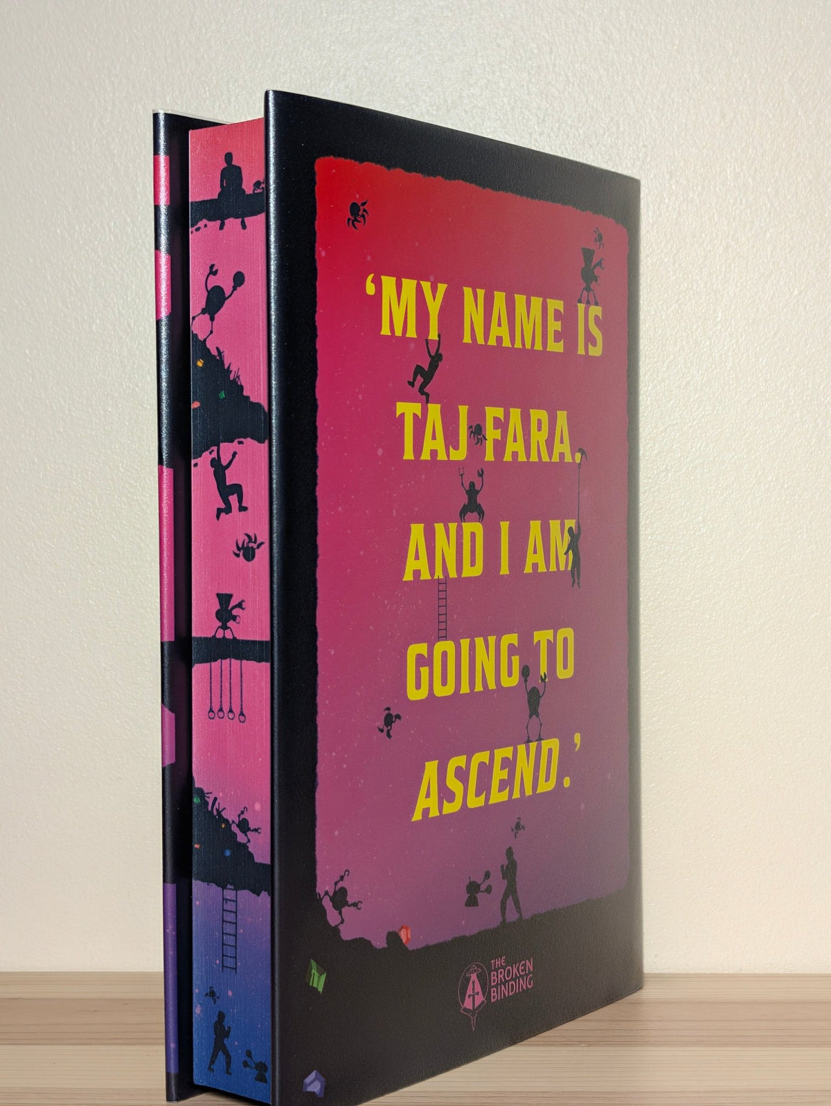 The Only Way Out is Up by Django Wexler (Signed First Edition with sprayed edges) - Fialta Books