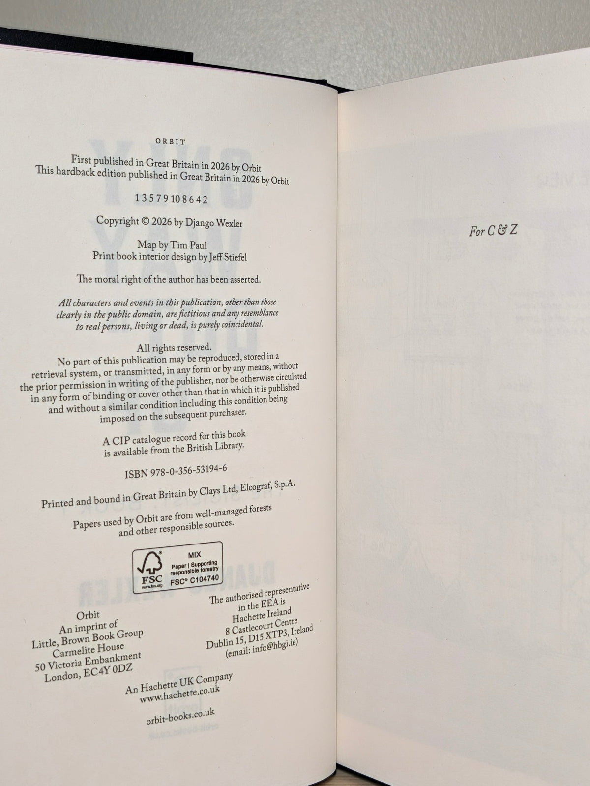 The Only Way Out is Up by Django Wexler (Signed First Edition with sprayed edges) - Fialta Books