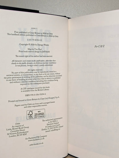 The Only Way Out is Up by Django Wexler (Signed First Edition with sprayed edges) - Fialta Books