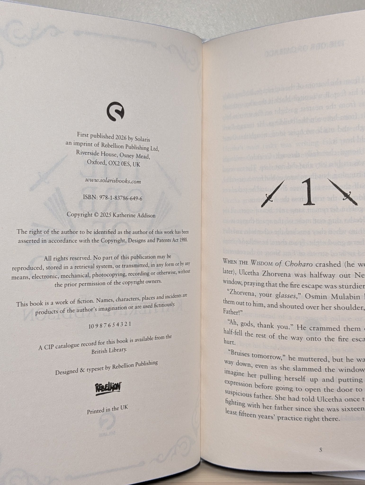 The Orb of Cairado by Katherine Addison (Signed First Edition with sprayed edges) - Fialta Books