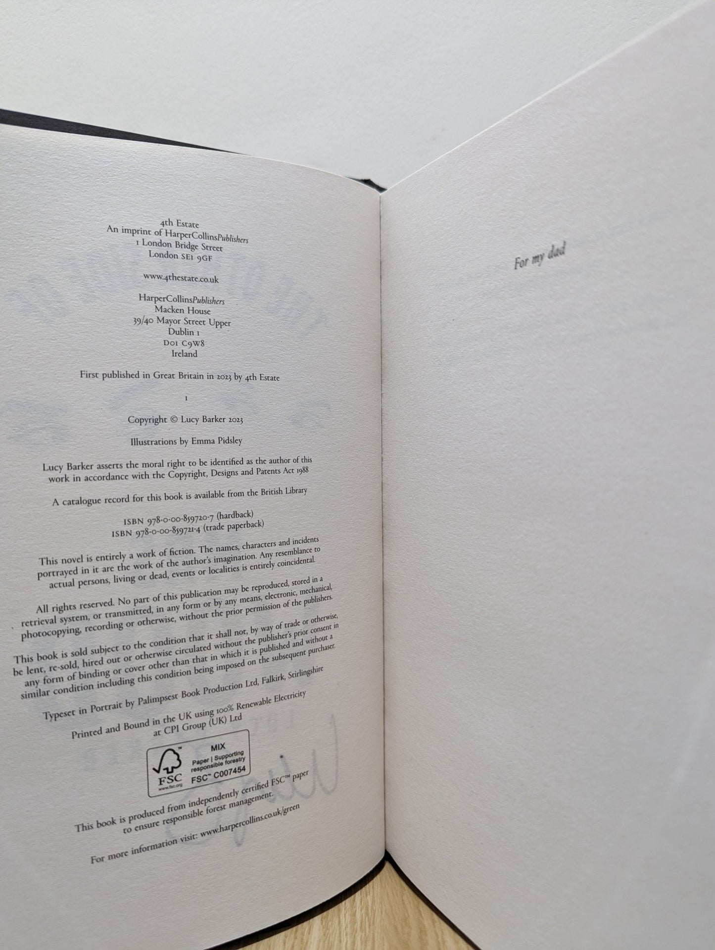 The Other Side of Mrs Wood by Lucy Barker (Signed First Edition) - Fialta Books