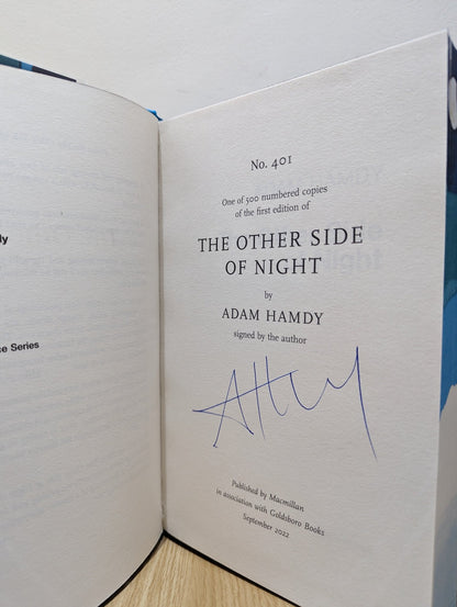The Other Side of Night by Adam Hamdy (Signed First Edition with sprayed edges) - Fialta Books