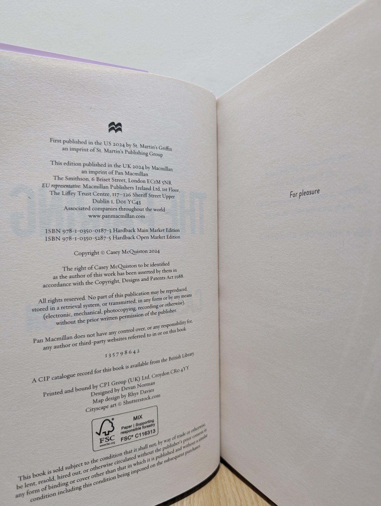 The Pairing by Casey McQuiston (Signed First Edition) - Fialta Books