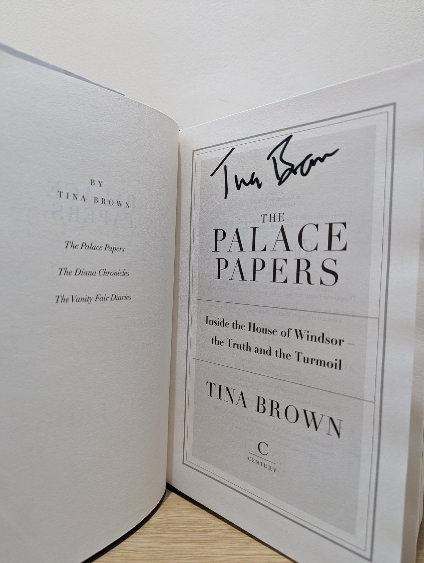 The Palace Papers: Inside the House of Windsor, the Truth and the Turmoil by Tina Brown (Signed) - Fialta Books