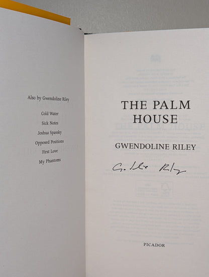 The Palm House by Gwendoline Riley (Signed First Edition) - Fialta Books