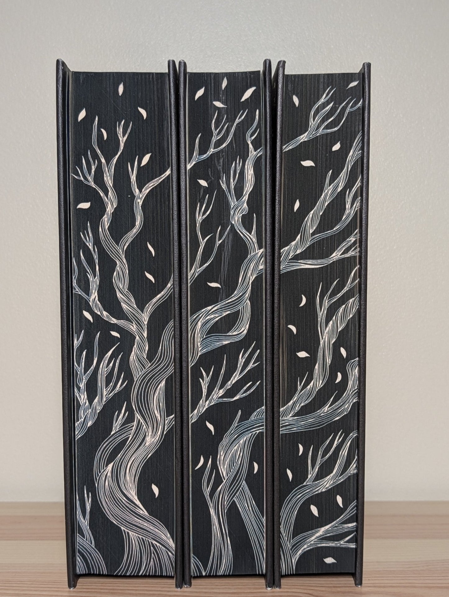The Passage; The Twelve; City of Mirrors by Justin Cronin (Signed Deluxe Edition with sprayed edges) - Fialta Books