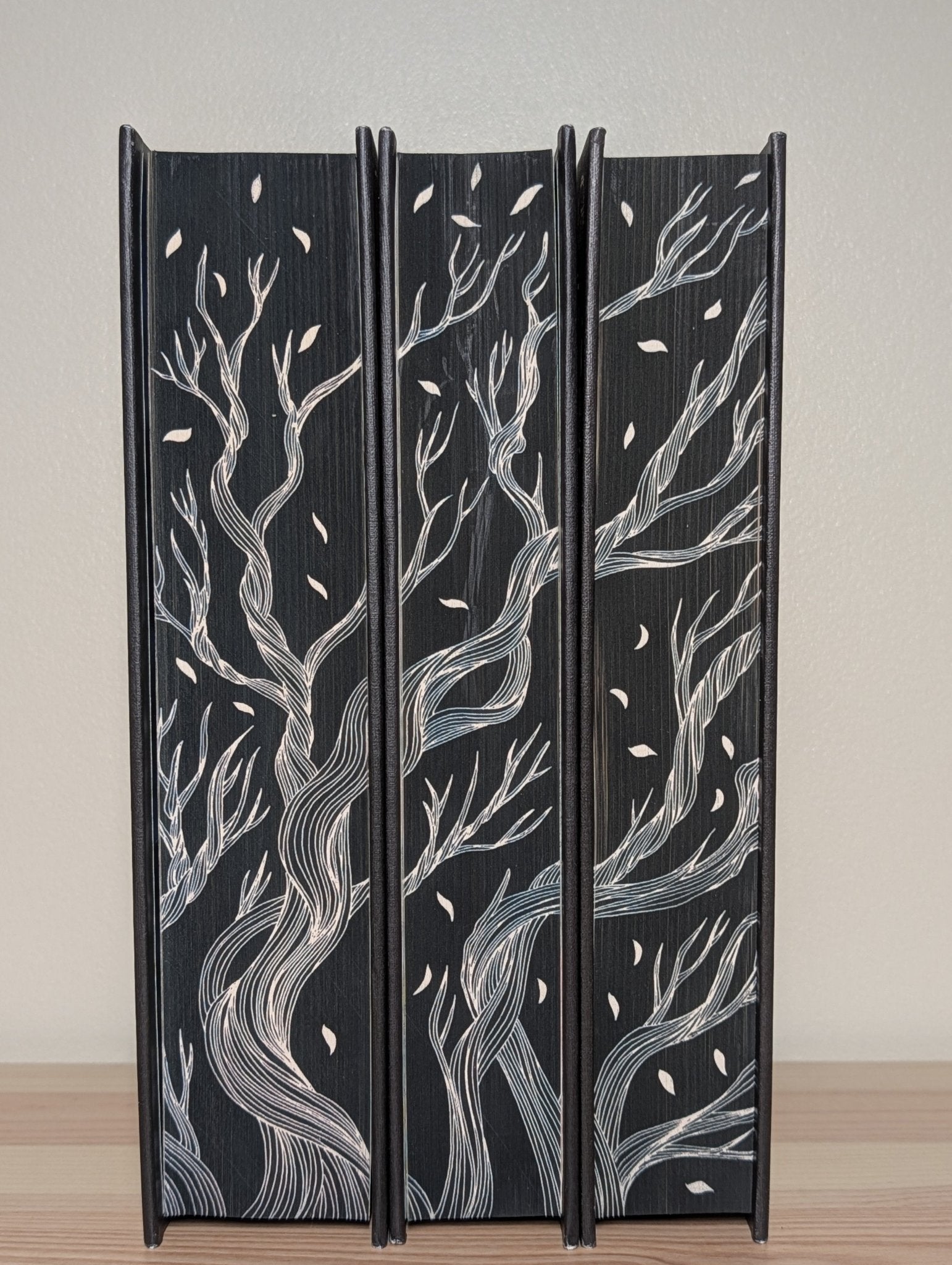 The Passage; The Twelve; City of Mirrors by Justin Cronin (Signed Deluxe Edition with sprayed edges) - Fialta Books