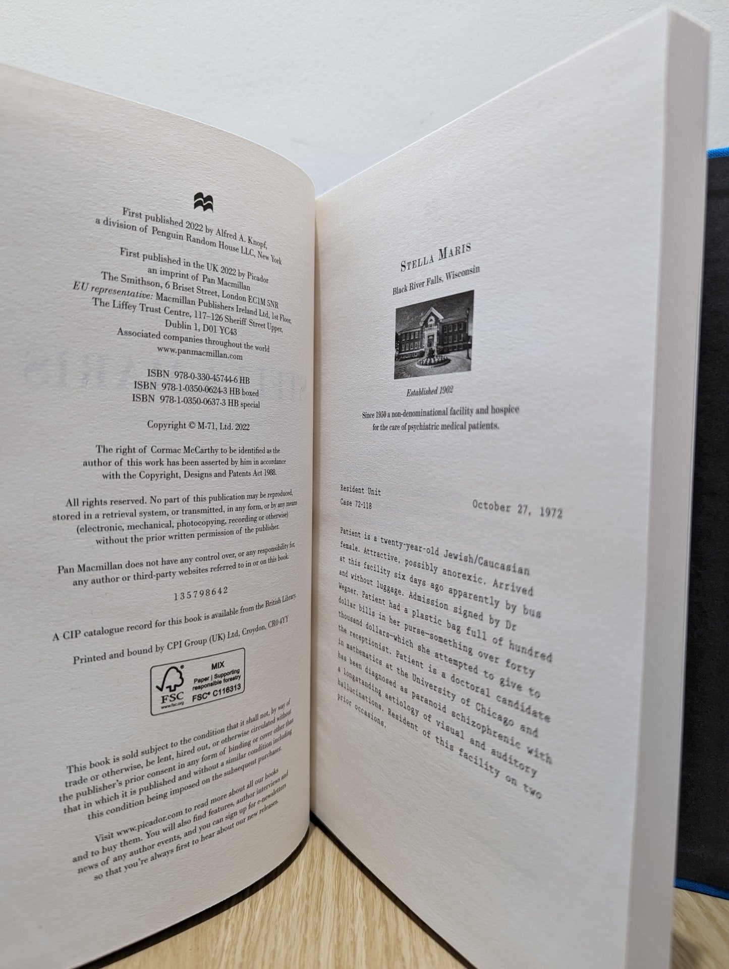 The Passenger and Stella Maris: Deluxe Boxed Set by Cormac McCarthy (Signed Numbered Limited Edition) - Fialta Books