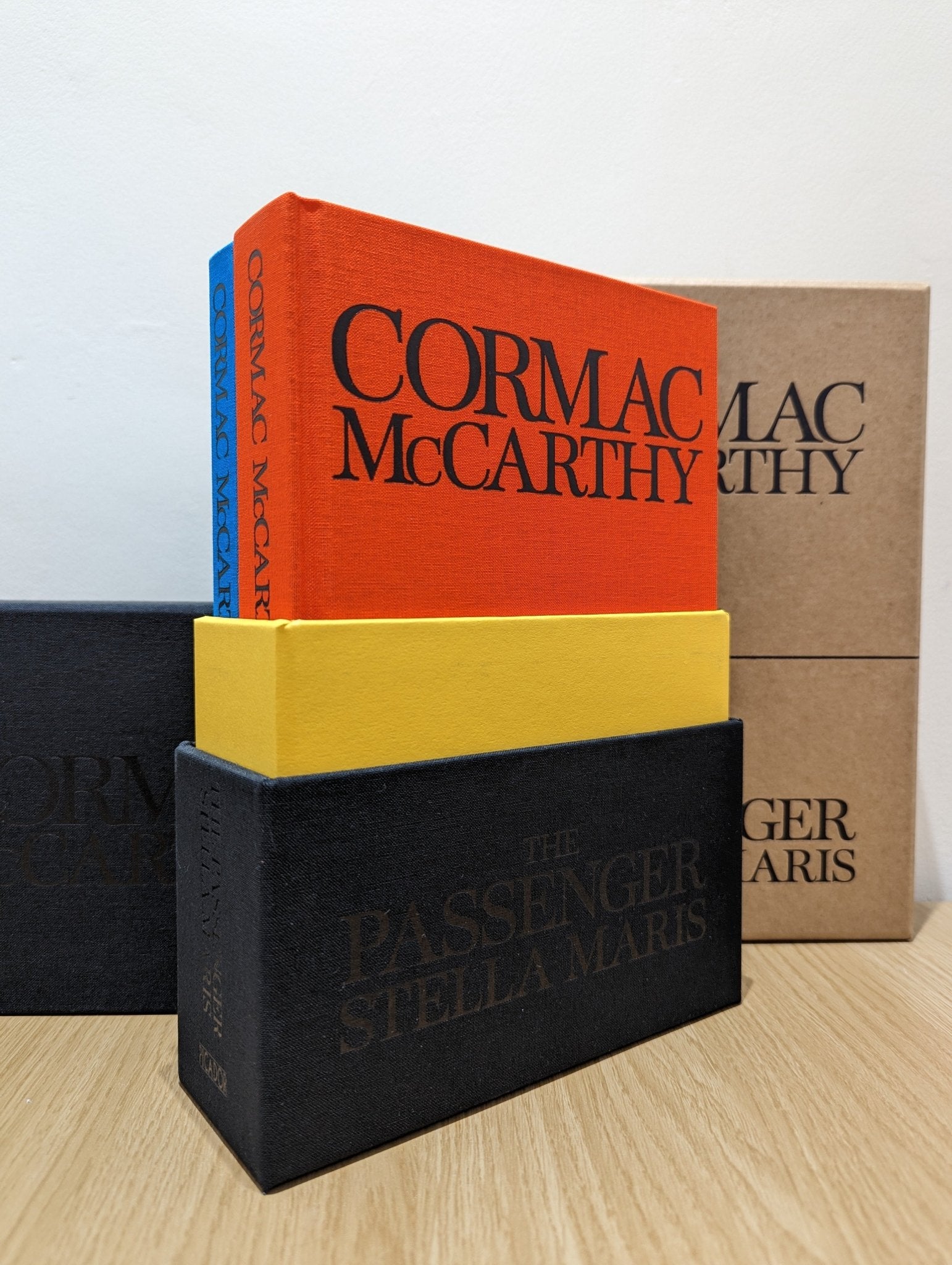 The Passenger and Stella Maris: Deluxe Boxed Set by Cormac McCarthy (Signed Numbered Limited Edition) - Fialta Books