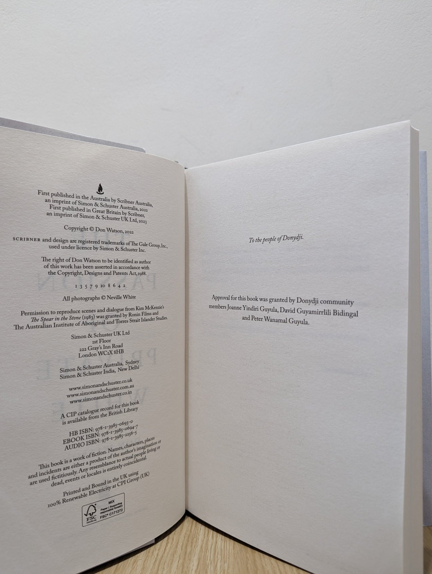 The Passion of Private White by Don Watson (First Edition) - Fialta Books