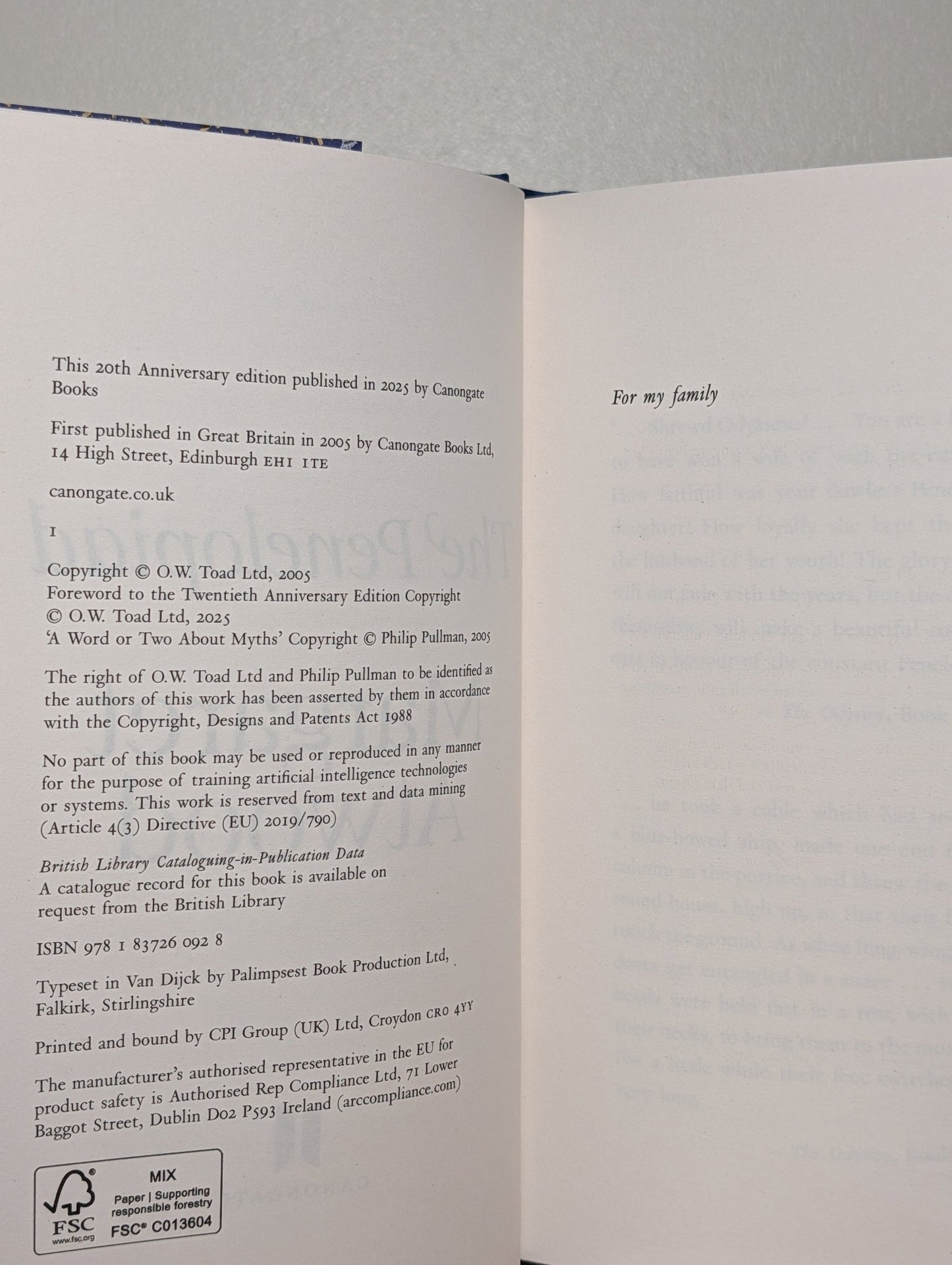 The Penelopiad by Margaret Atwood (Signed Aniversary Edition) - Fialta Books