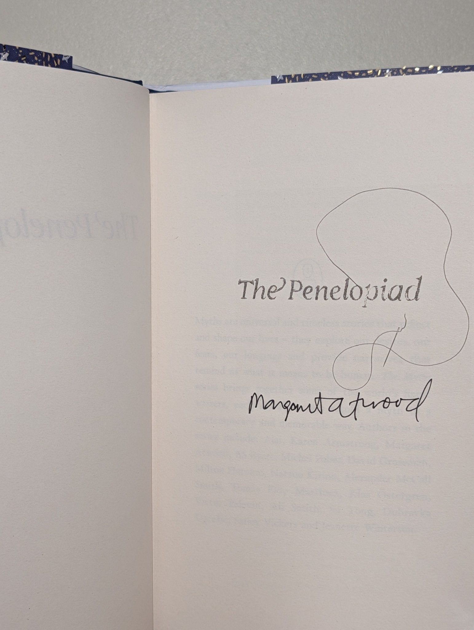The Penelopiad by Margaret Atwood (Signed Aniversary Edition) - Fialta Books