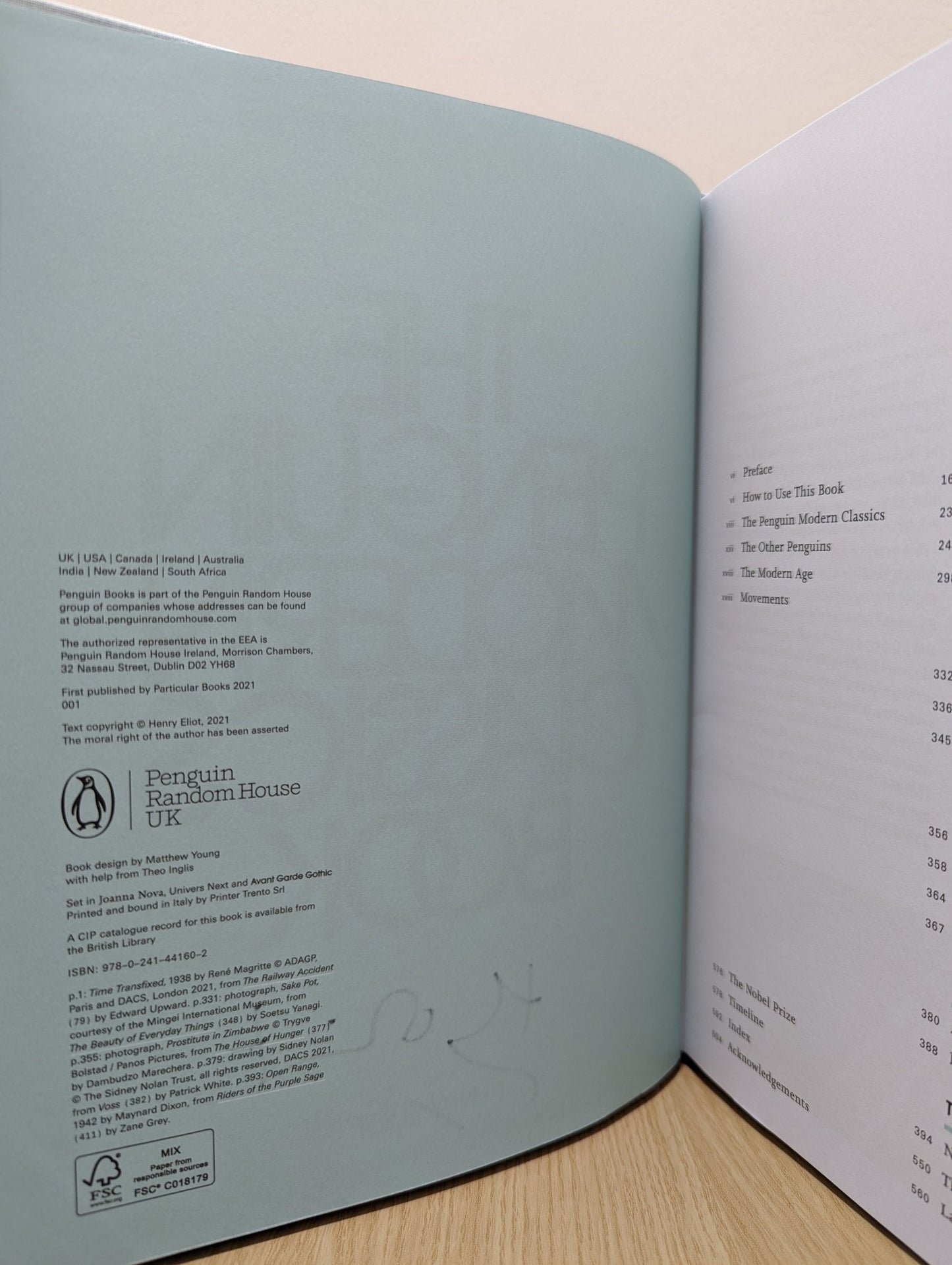 The Penguin Modern Classics Book by Henry Eliot (Signed First Edition) - Fialta Books