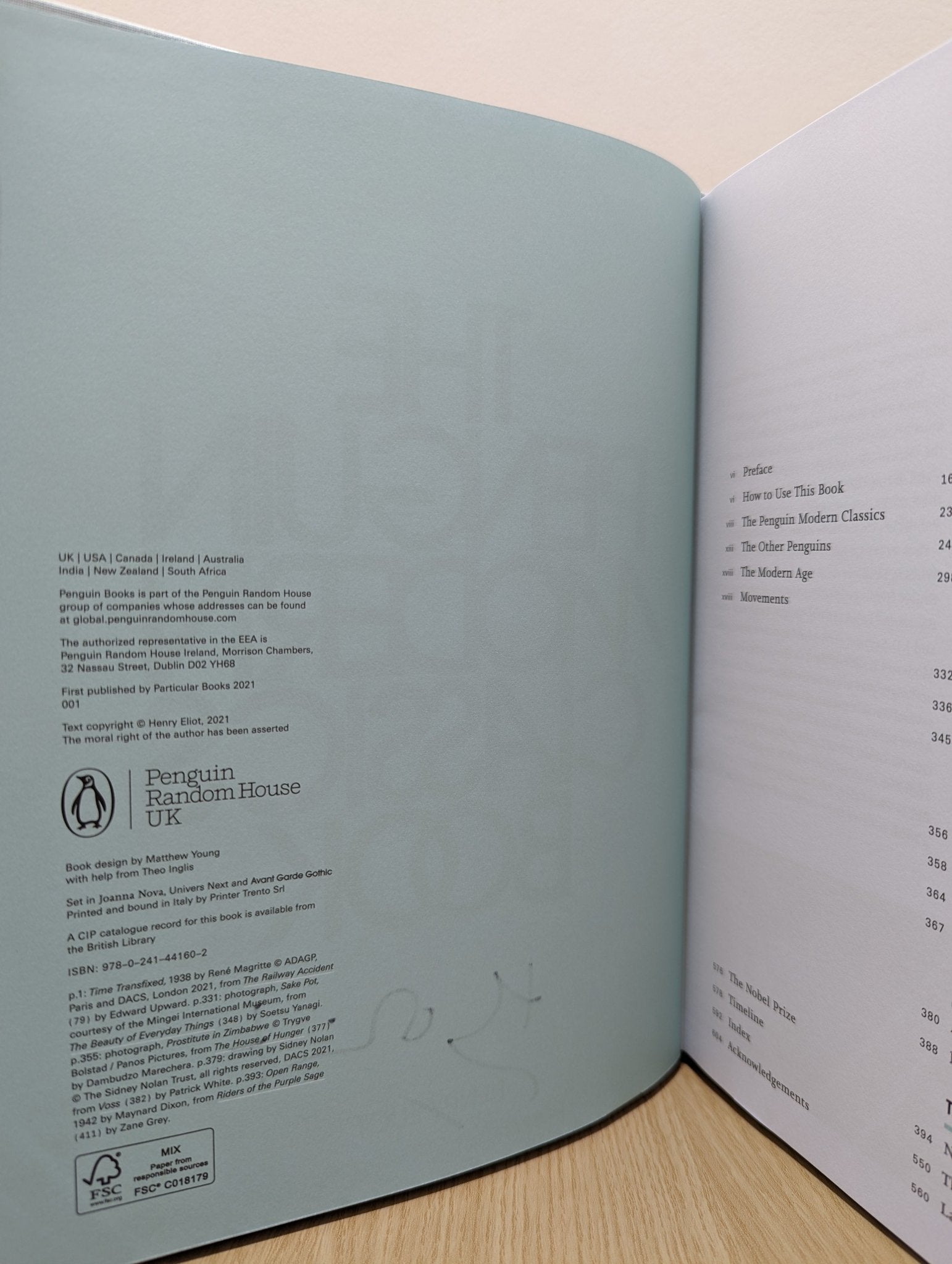 The Penguin Modern Classics Book by Henry Eliot (Signed First Edition) - Fialta Books