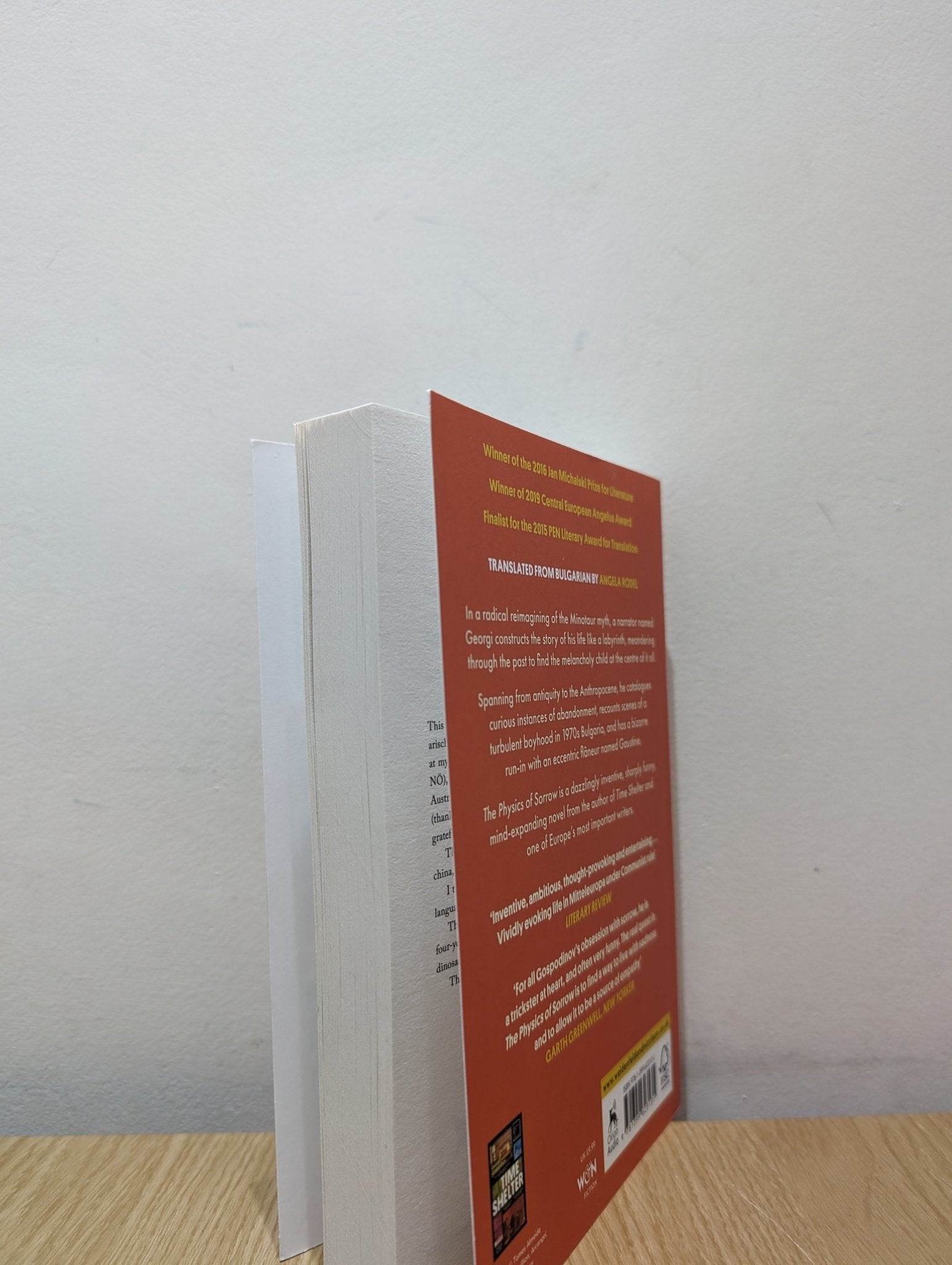 The Physics of Sorrow by Georgi Gospodinov (First Edition) - Fialta Books