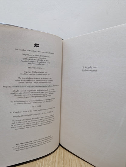 The Piranhas by Roberto Saviano (Signed First Edition) - Fialta Books