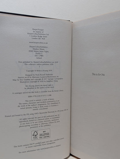 The Poppy War: Collector's Edition with sprayed edges by R.F. Kuang - Fialta Books