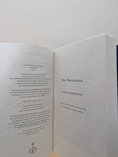 The Possessed by Witold Gombrowicz (First Edition) - Fialta Books