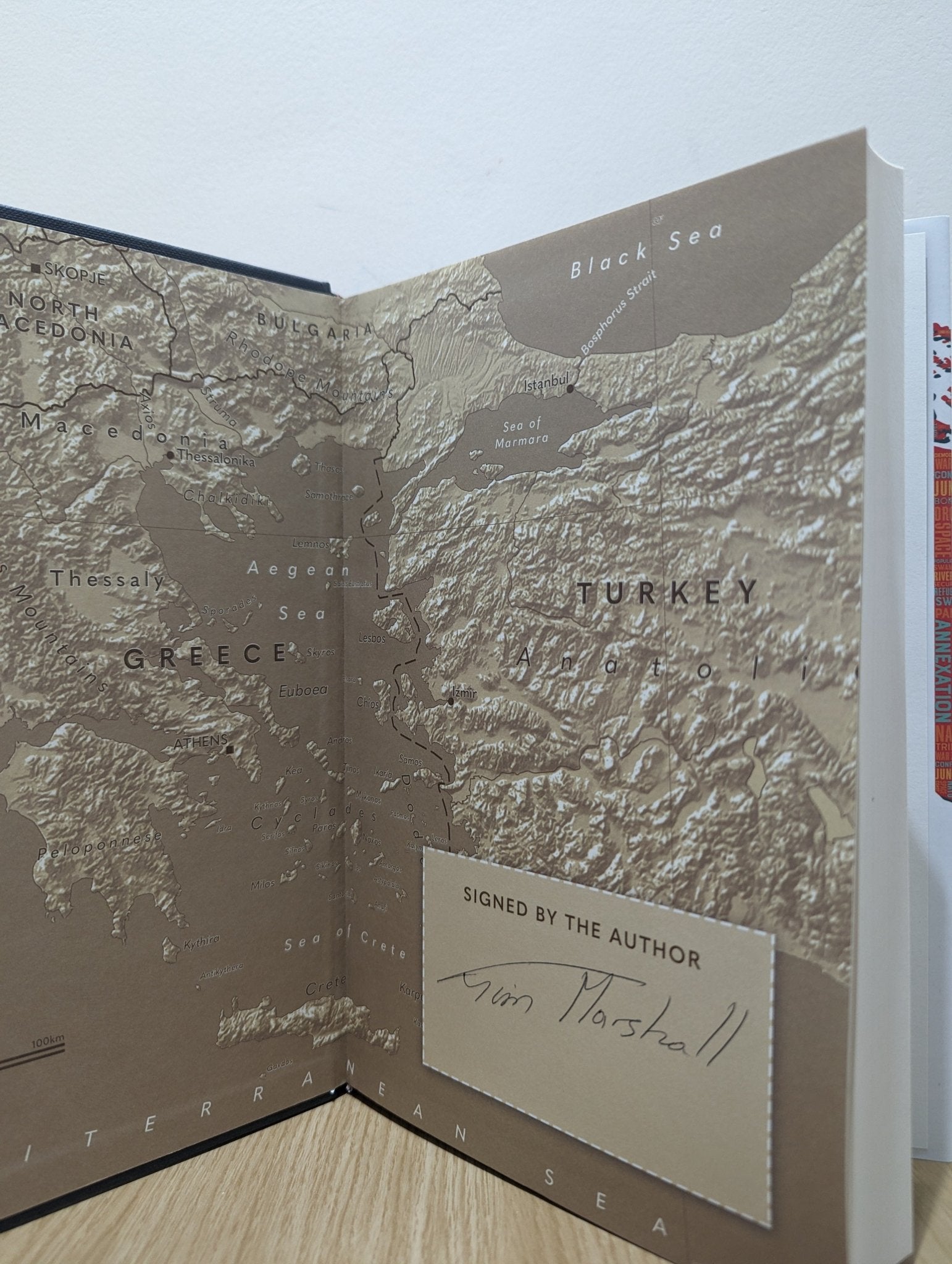 The Power of Geography: Ten Maps That Reveal the Future of Our World by Tim Marshall (Signed First Edition) - Fialta Books