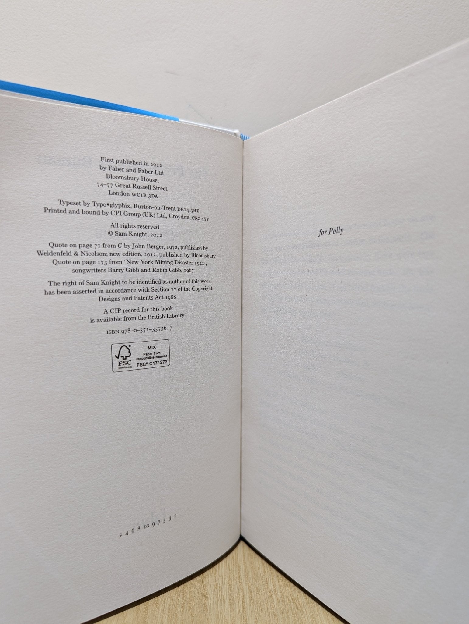 The Premonitions Bureau: A True Story by Sam Knight (Signed First Edition) - Fialta Books