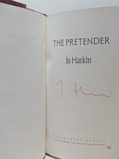 The Pretender by Jo Harkin (Signed First Edition with sprayed edges) - Fialta Books