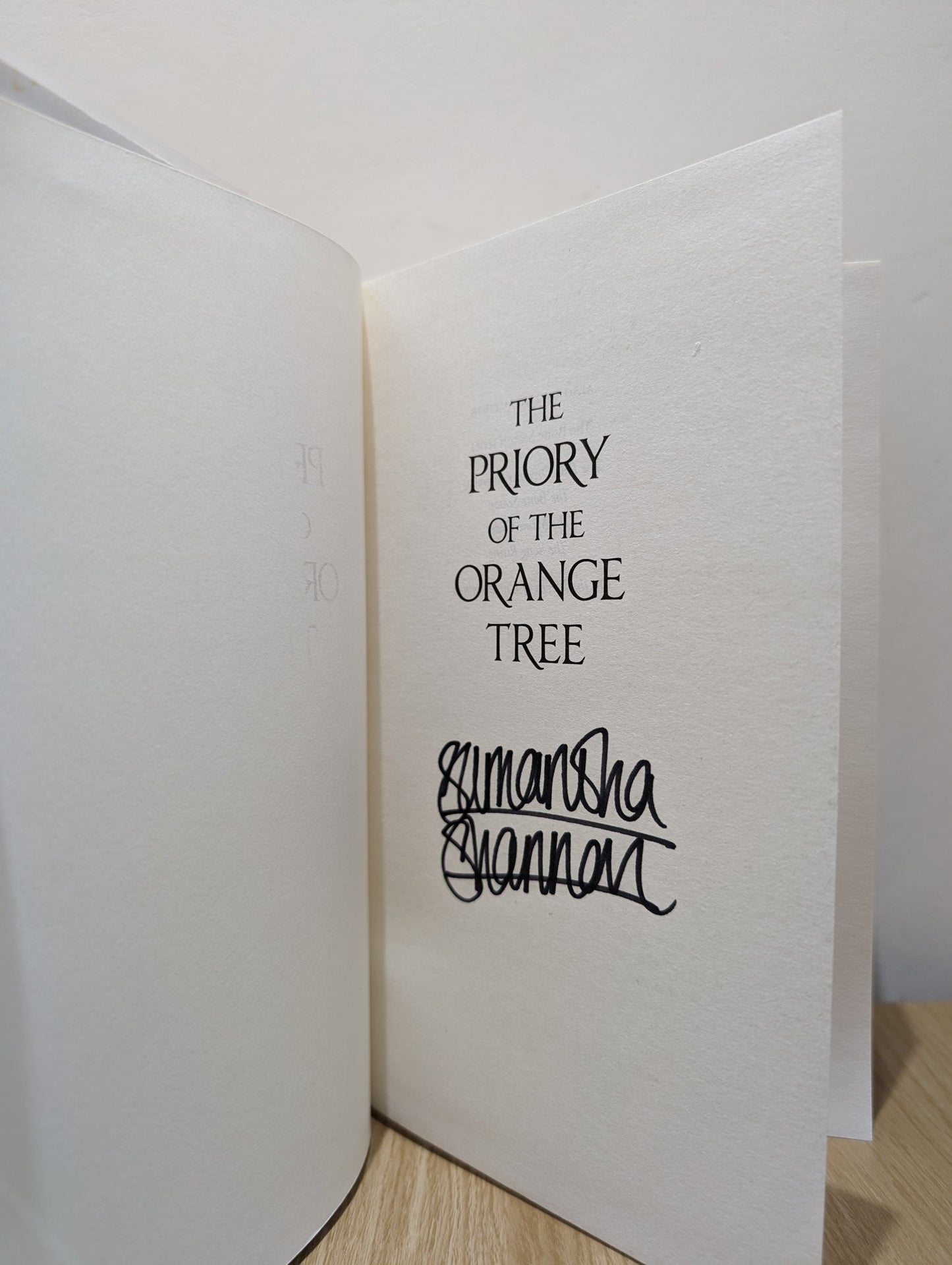 The Priory of the Orange Tree by Samantha Shannon (Signed True First Edition) - Fialta Books
