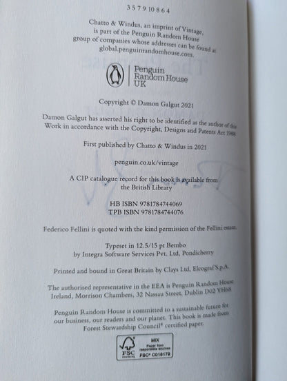 The Promise by Damon Galgut (Signed) - Fialta Books