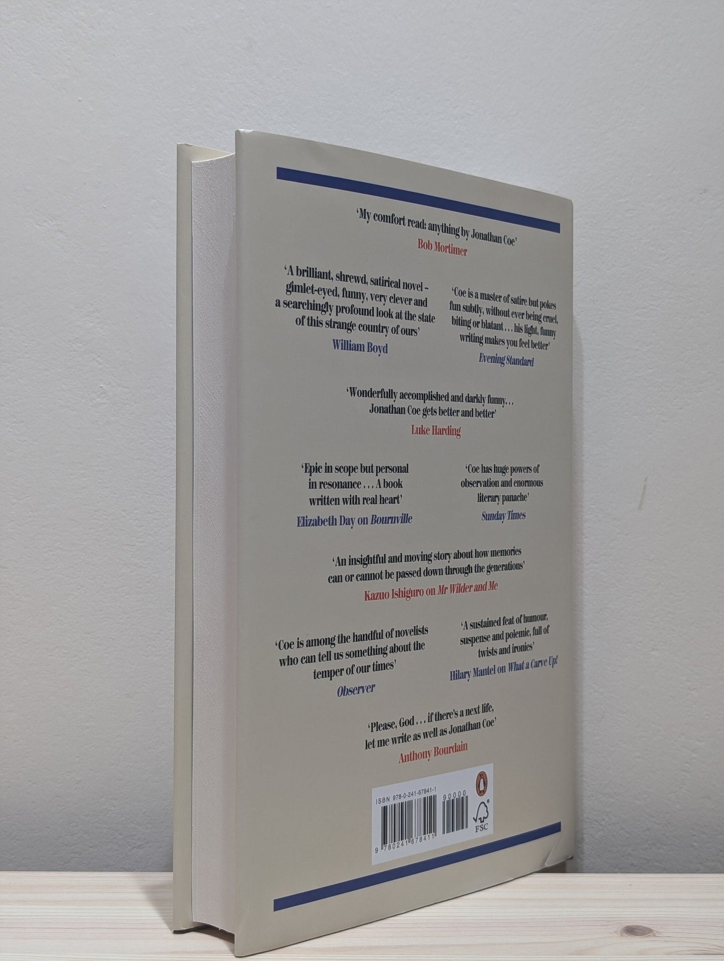 The Proof of My Innocence by Jonathan Coe (Signed) - Fialta Books