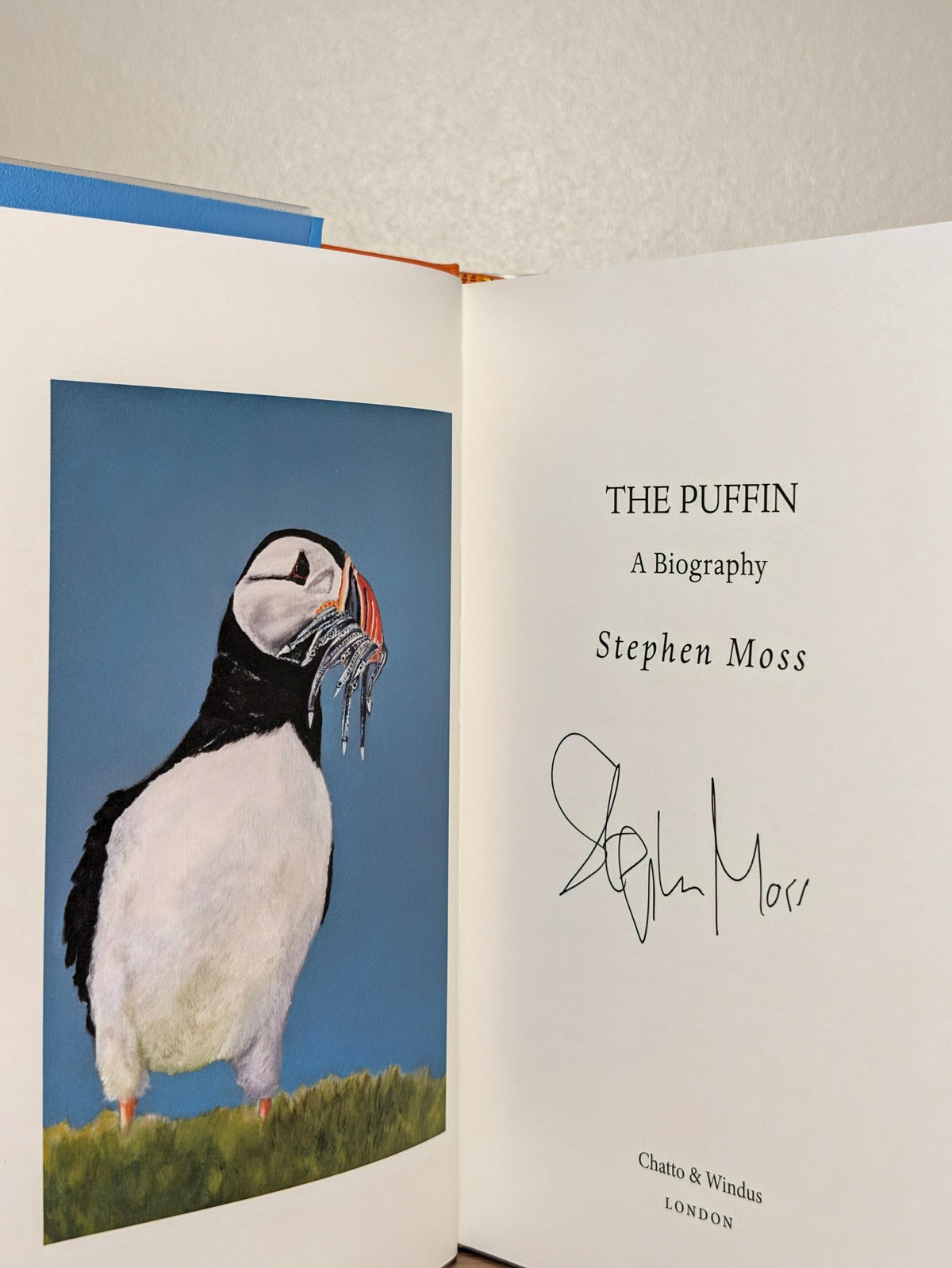 The Puffin by Stephen Moss (Signed First Edition) - Fialta Books