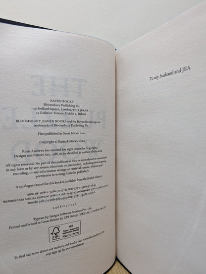 The Puzzle Wood by Rosie Andrews (Signed First Edition with sprayed edges) - Fialta Books
