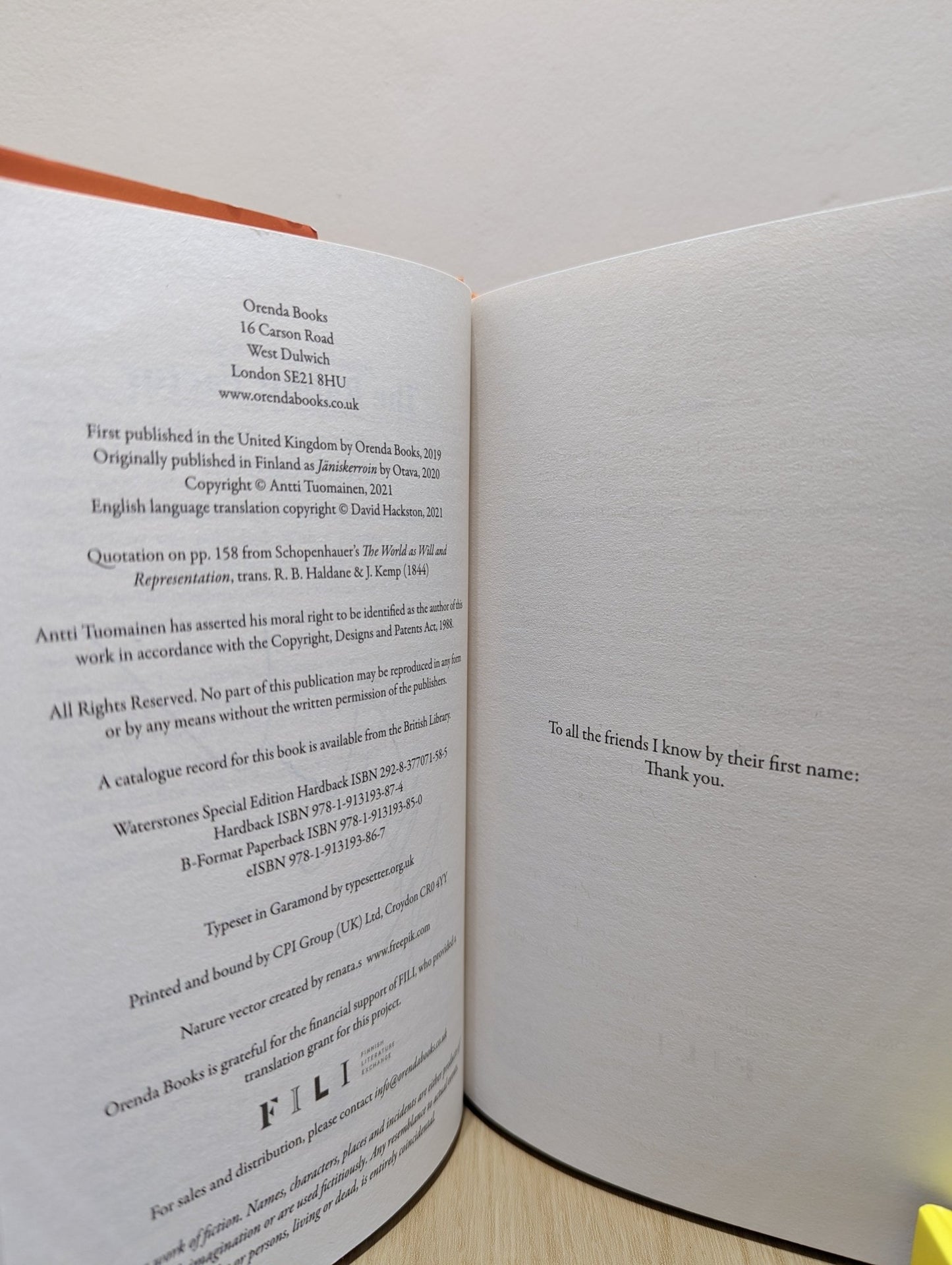 The Rabbit Factor by Antti Tuomainen (Signed) - Fialta Books