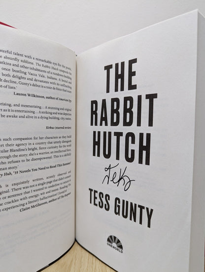 The Rabbit Hutch by Tess Gunty (Signed First Edition) - Fialta Books