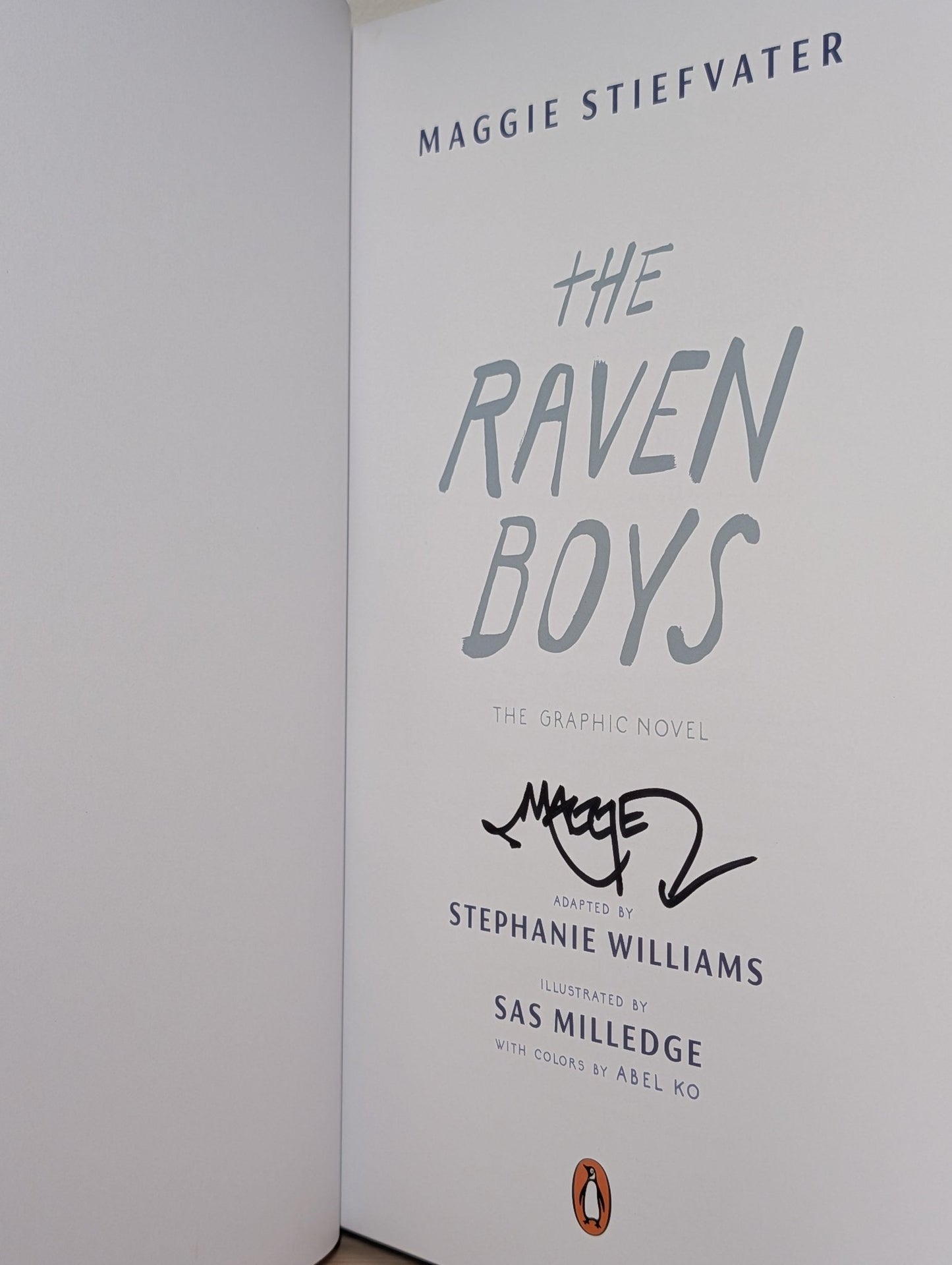 The Raven Boys: graphic novel by Maggie Stiefvater (Signed First Edition) - Fialta Books