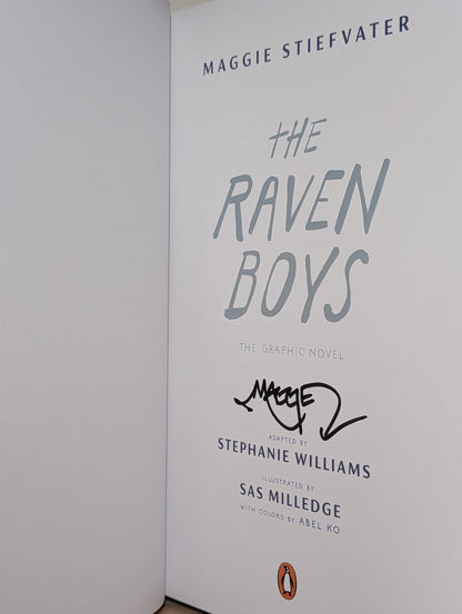 The Raven Boys: graphic novel by Maggie Stiefvater (Signed First Edition) - Fialta Books