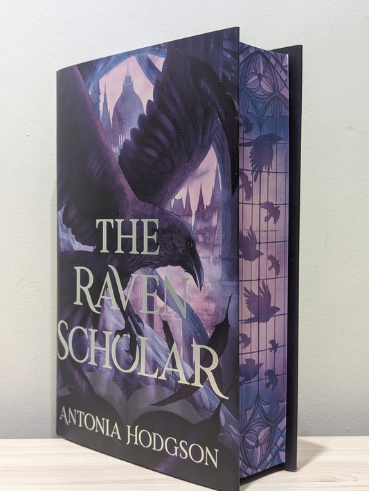 The Raven Scholar by Antonia Hodgson (Signed First Edition with sprayed edges and alternative cover) - Fialta Books
