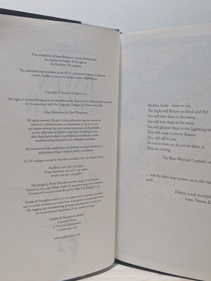 The Raven Scholar by Antonia Hodgson (Signed Numbered First Edition with sprayed edges) - Fialta Books