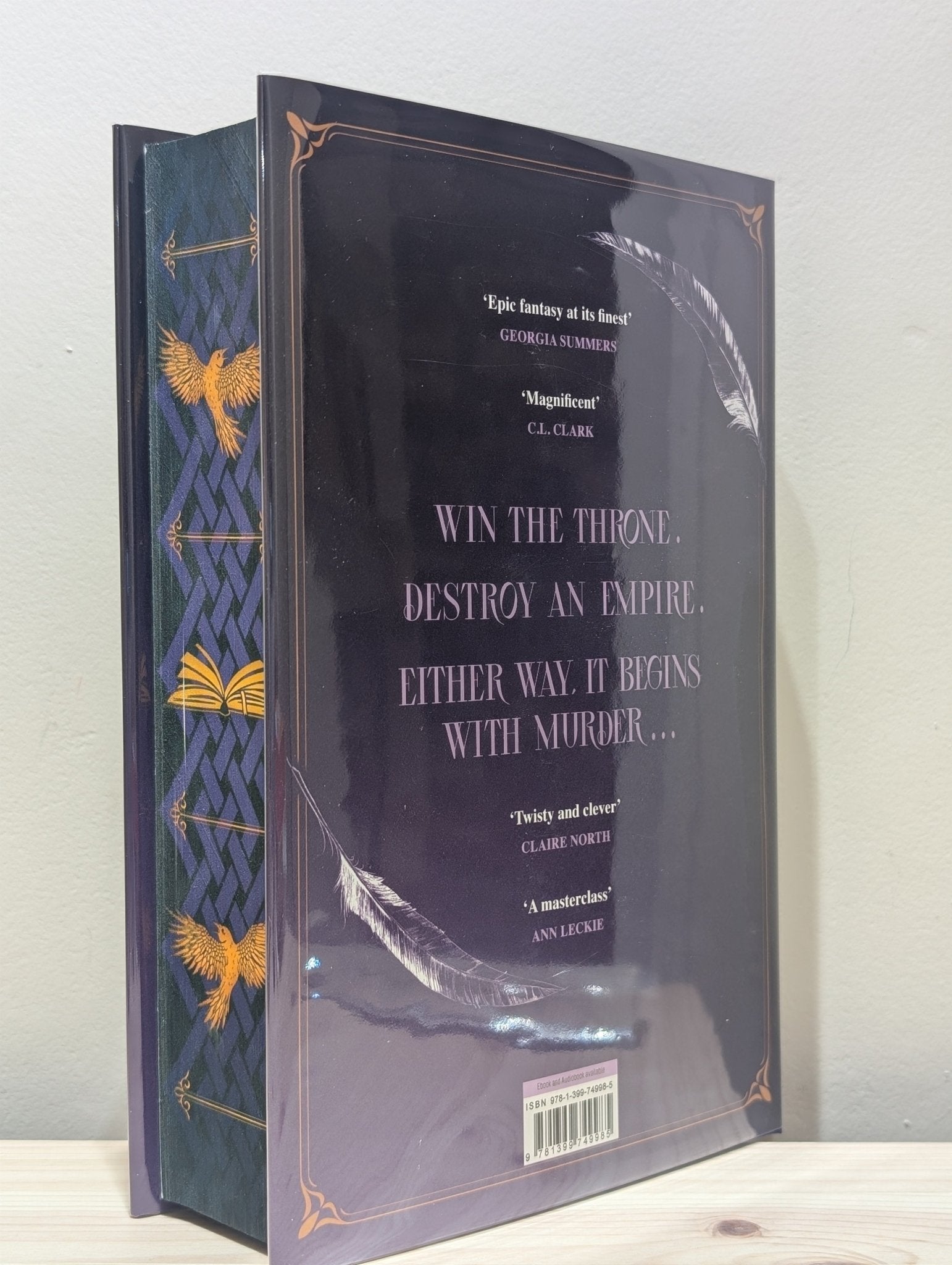 The Raven Scholar by Antonia Hodgson (Signed Numbered First Edition with sprayed edges) - Fialta Books