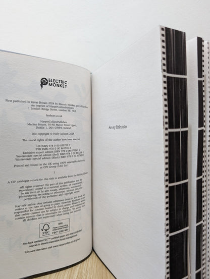 The Reappearance of Rachel Price by Holly Jackson (Signed First Edition with black sprayed edges) - Fialta Books