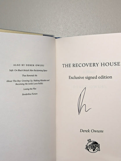 The Recovery House by Derek Owusu (Signed First Edition) - Fialta Books