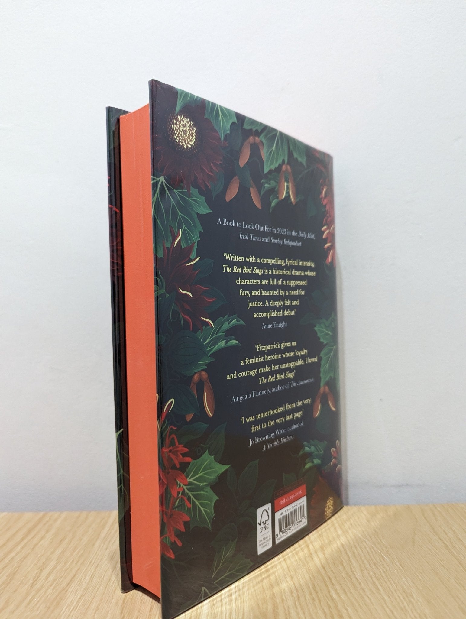 The Red Bird Sings by Aoife Fitzpatrick (Signed First Edition with sprayed edges) - Fialta Books