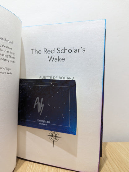 The Red Scholar's Wake by Aliette De Bodard (Signed First Edition with sprayed edges) - Fialta Books